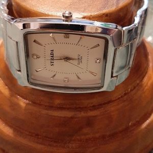 Stainless Steel Austrian Crystal Watch